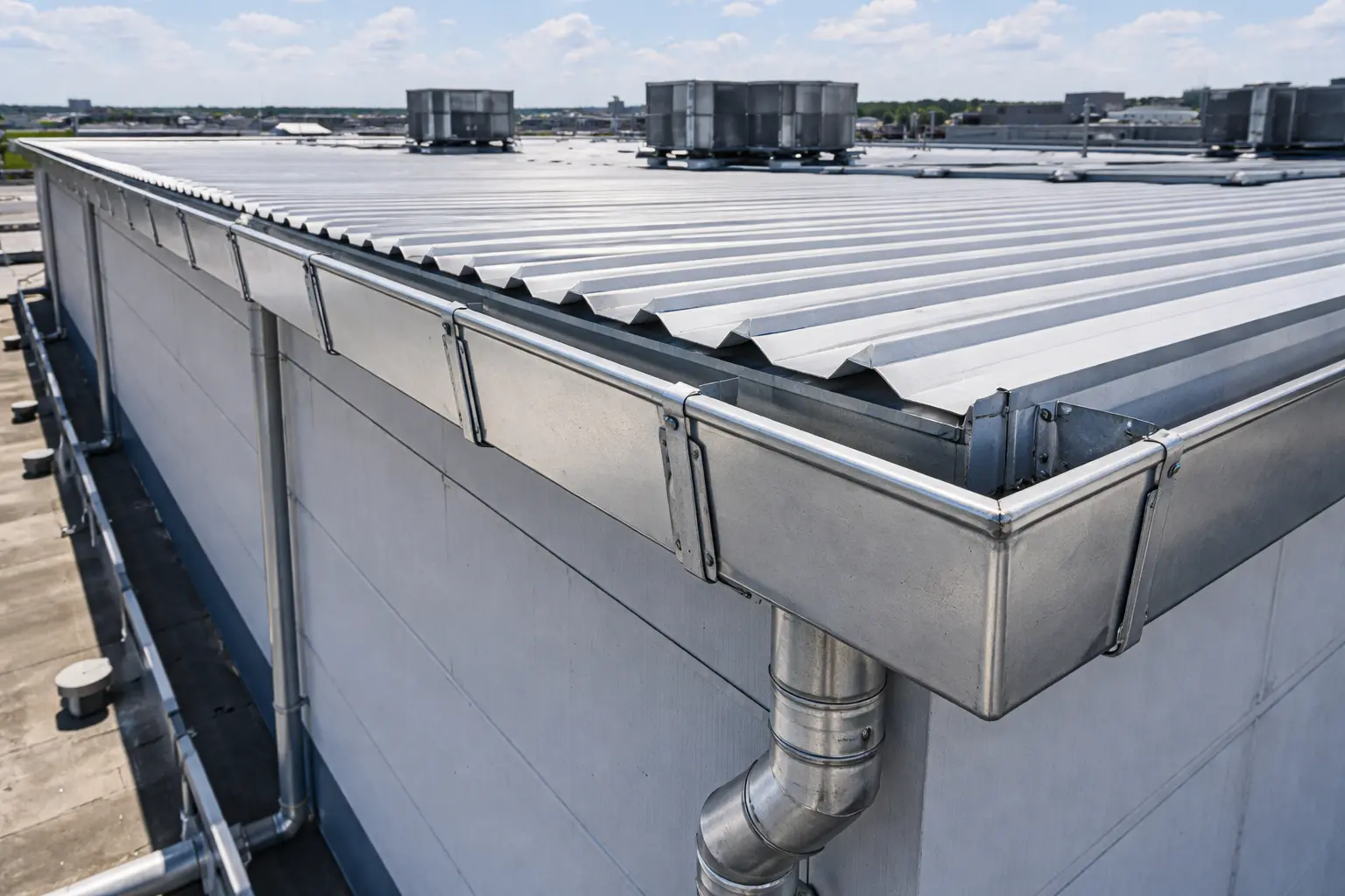 Commercial Gutters & Downspouts